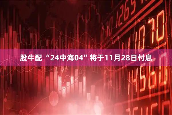 股牛配 “24中海04”将于11月28日付息