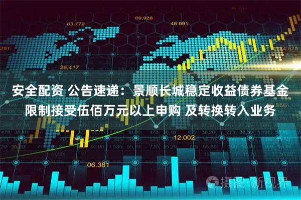 安全配资 公告速递：景顺长城稳定收益债券基金限制接受伍佰万元以上申购 及转换转入业务