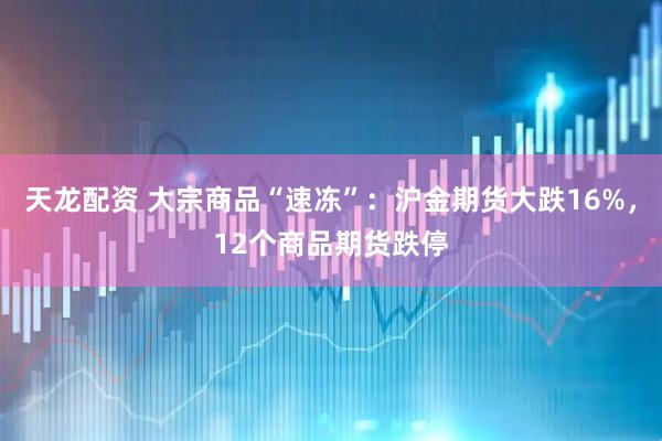 天龙配资 大宗商品“速冻”：沪金期货大跌16%，12个商品期货跌停